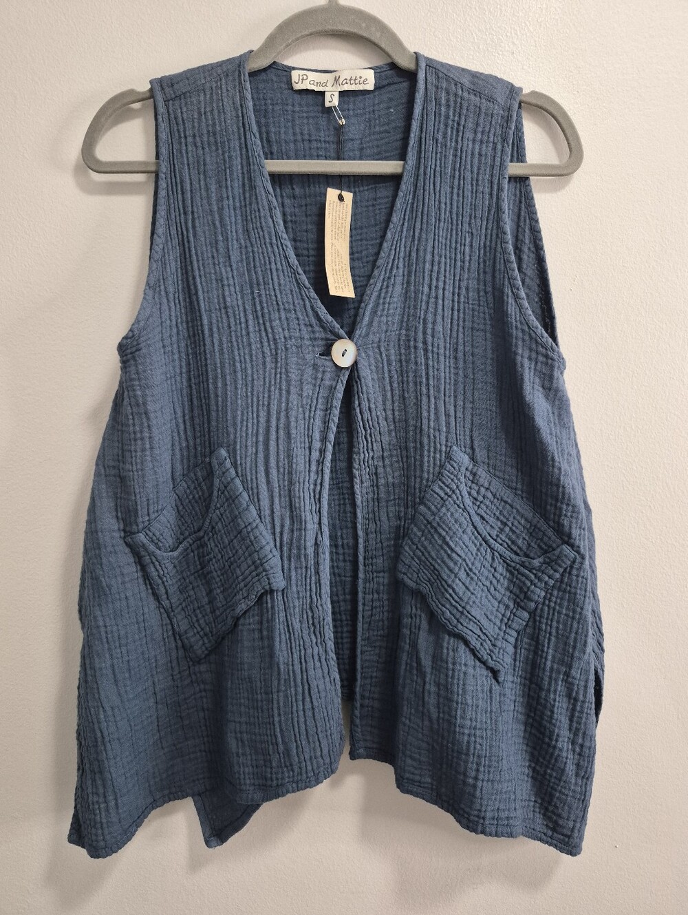 JP and Mattie NWT Sundance Slub Cotton Sleeveless Top Size Small
